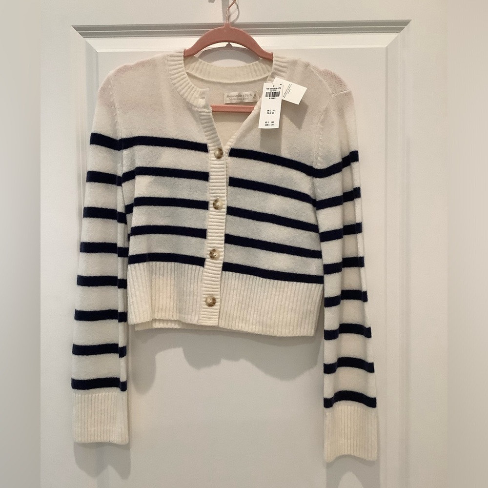 Abercrombie Merino Wool-Blend Cardigan